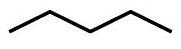 Structure n-pentane
