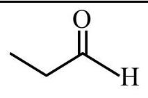 Structure Propanal