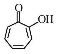 Structure Structure of tropolone