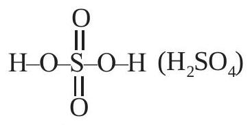 Structure H₂SO₄