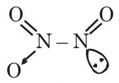 Structure N₂O₃ structure