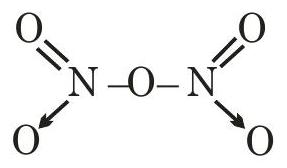 Structure N₂O₅ structure