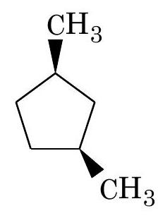 Structure cis-1,3 (meso)