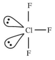 Structure ClF₃