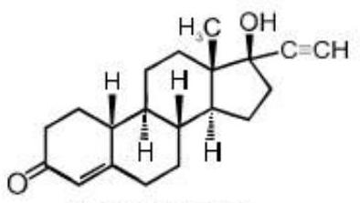Structure Norethindrone