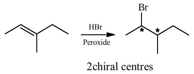 Structure Reaction mechanism and stereoisomers