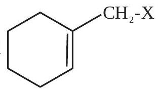 Structure Allylic halide example 1